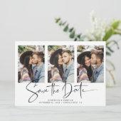 Save The Date Écrite à la main moderne Enregistrer la date Plusi (Debout devant)