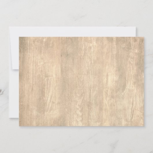 Save The Date Écriture décontractée Typographie du Mariage en bo (Dos)