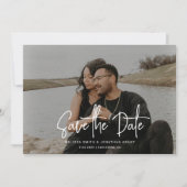 Save The Date Écriture manuscrite de superposition de photo mode (Devant)
