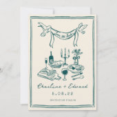 Save The Date Écriture manuscrite funky dessinée à la main Enreg (Devant)