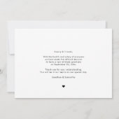 Save The Date Écriture manuscrite Même amour Petite photo Mariag (Dos)