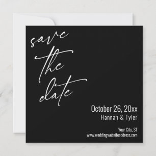 Save The Date Écriture manuscrite simple et élégante Typographie