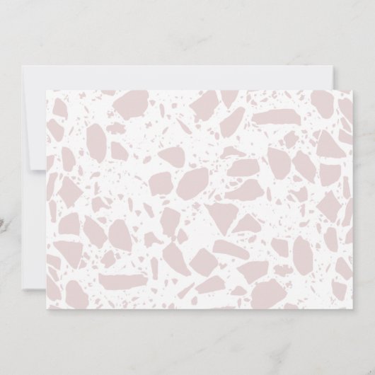 Save The Date Écrivez en Blanc Feuille d'Or Script Enregistrer l (Dos)