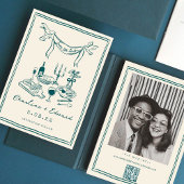 Save The Date Écrriture funky dessinée à la main Enregistrez la