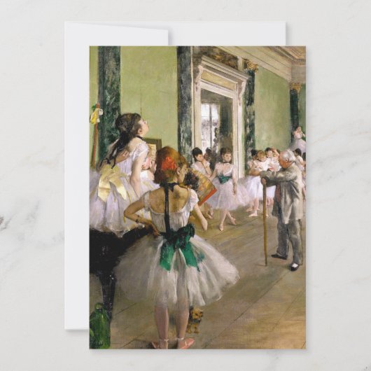 Save The Date Edgar Degas La Classe Danse (Devant)