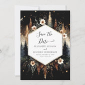 Save The Date Editable Classic Enchanted Forest Mariage (Devant)