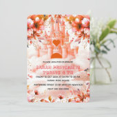 Save The Date Editable Four ever une princesse 4e anniversaire I (Debout devant)