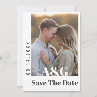 Save The Date Editable Modern Bold Enregistrer la date avec une 
