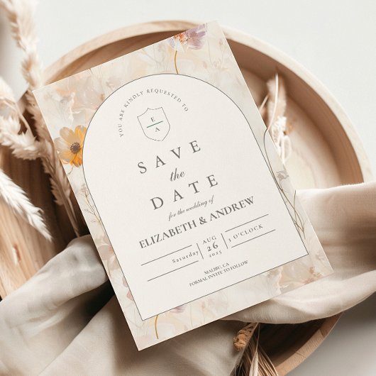 Save The Date Éditorial Mariage Champêtre
