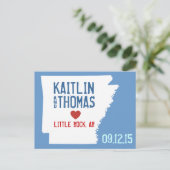 Save the Date -  - Eindhoven Aankondigingskaart (Staand voorkant)