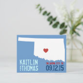 Save the Date -  - Eindhoven Aankondigingskaart (Staand voorkant)