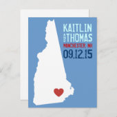 Save the Date -  - Eindhoven Aankondigingskaart (Voorkant / Achterkant)