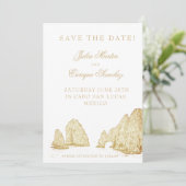 Save The Date El Arco Cabo San Lucas Arch Weddining (Debout devant)