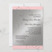 Save The Date Elégance Cravate noire, argent Enregistrer la date (Devant)