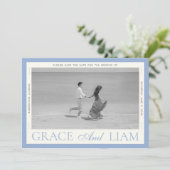 Save The Date Elégance de la frontière moderne Photo Enregistrer (Debout devant)