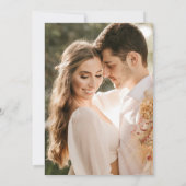 Save The Date Elégant Aquarelle Tropicale Palm Tree Script Photo (Dos)