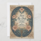 Save The Date Elégant Arc Art Nouveau Mariage (Devant)