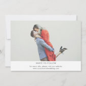 Save The Date Elegant Arch Photo Modern Wedding (Dos)