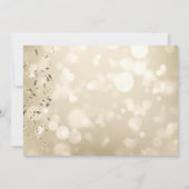 Save The Date Elegant Bokeh,Confetti Wine Glasses Wedding (Dos)