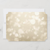 Save The Date Elegant Bokeh, Vins de verre Mariage Enregistrer l (Dos)