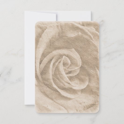 Save The Date Élégant classique Floral Rustic Mariage Enregistre (Dos)