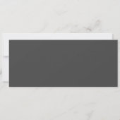 Save The Date Élégant classique moderne Mariage noir et blanc (Dos)