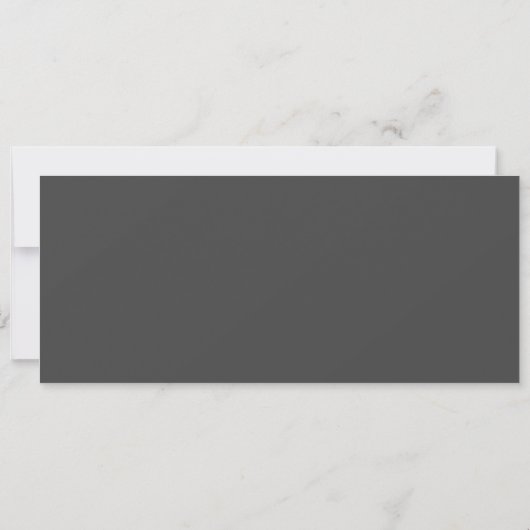 Save The Date Élégant classique moderne Mariage noir et blanc (Dos)