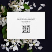 Save The Date Élégant code QR 3 Photo Mariage 