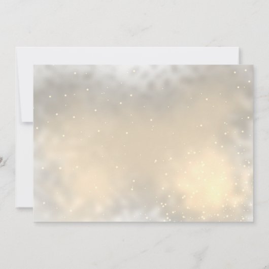 Save The Date Elégant Coeurs Chic Or, Oiseaux Enregistrer La Dat (Dos)