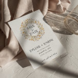 Save The Date Élégant coloré Floral moderne unique Boho Mariage<br><div class="desc">Ce mariage moderne et minimaliste Save The Date Modèle est parfait pour vous. Si vous cherchez un mariage joli, élégant et facile à customiser Enregistrer le Modèle Date.Un script noir et blanc très élégant et chic avec mariage cadre fleur sauvage enregistrer la date. Ce qui présente un minimum de noir...</div>