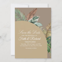 Élégant Faire Mariage Herbe de Pampas Date d'Enreg