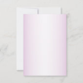 Save The Date Élégant floral rustique rose jaune (Dos)