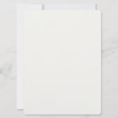 Save The Date Élégant Foliage Moderne (Dos)