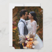 Save The Date Elegant Gold Modern Photo Wedding Enregistrer La D (Dos)