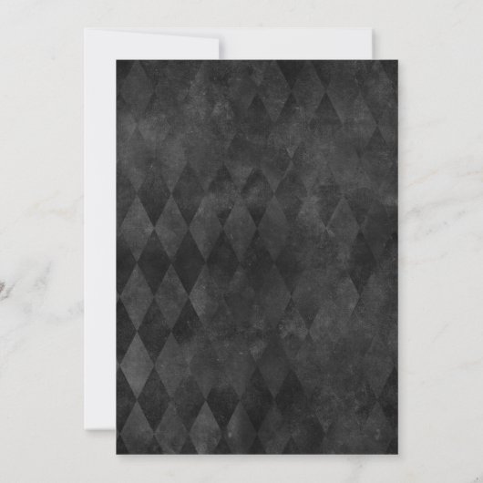 Save The Date Élégant gothique Enregistrer la date (Dos)