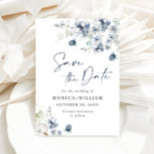 Save The Date Élégant hiver Foliage Boho Mariage Enregistrer la 