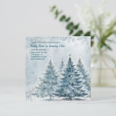 Save The Date Elégant hiver Onederland 1er anniversaire Invitati (Debout devant)