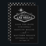 Save The Date Elégant Las Vegas Destination Mariage<br><div class="desc">Célébrez dans le style avec ces mariages modernes et très tendance,  enregistrez les cartes de date. Ce design est facile à personnaliser avec votre libellé d'événement spécial et vos invités seront ravis quand ils reçoivent ces cartes fabuleuses.</div>