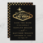 Save The Date Elégant Las Vegas Destination Mariage<br><div class="desc">Célébrez dans le style avec ces mariages modernes et très tendance,  enregistrez les cartes de date. Ce design est facile à personnaliser avec votre libellé d'événement spécial et vos invités seront ravis quand ils reçoivent ces cartes fabuleuses.</div>