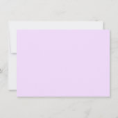 Save The Date Élégant Lilac Purple & Gold Calendrier Mariage pho (Dos)