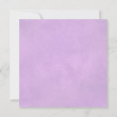 Save The Date Élégant Lilac violet Rose et Mariage photo ovale (Dos)