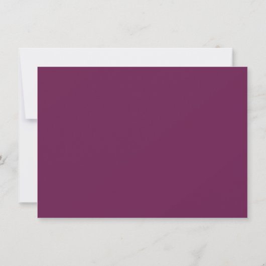 Save The Date Élégant Magenta Plum & Gold Calendar Mariage photo (Dos)