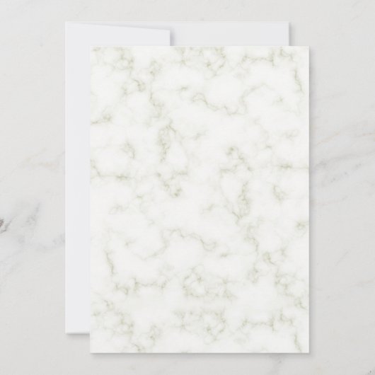 Save The Date Elégant Marble Gold photo mariage Enregistrer la d (Dos)