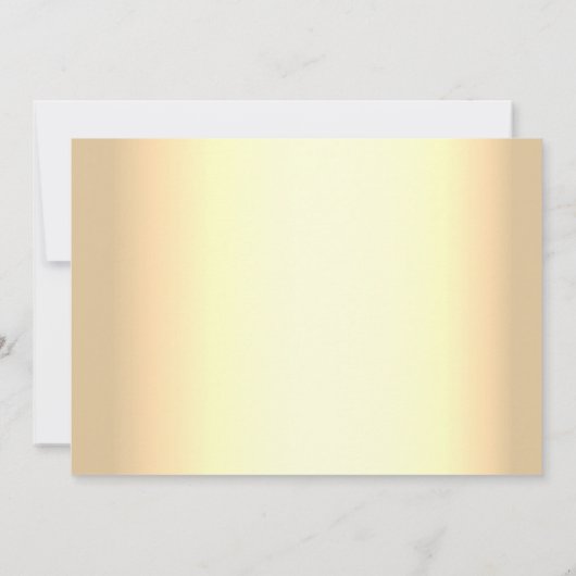 Save The Date Élégant Mariage à la Terracotta Dorée (Dos)