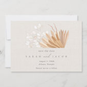 Save The Date Elegant Mariage Boho (Devant)