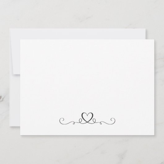 Save The Date Élégant Mariage de calligraphie simple Enregistrer (Dos)