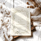 Save The Date Élégant Mariage de fougère des bois