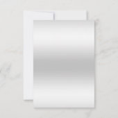 Save The Date Élégant Mariage de Parties scintillant romantique (Dos)