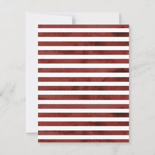 Save The Date Élégant Mariage de succulents de Marsala bordeaux (Dos)