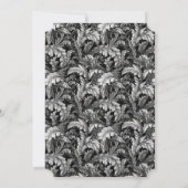 Save The Date Élégant Mariage Equestre Formel Monogram Crest (Dos)